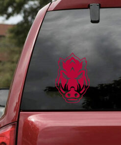 University Of Arkansas Razorbacks Hogs Vinyl Decal Sticker For Car Door And Windows