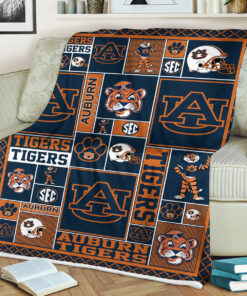 University Of Auburn Tigers Sherpa Fleece Blanket