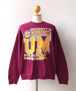 University Of Minnesota Gophers Golden Final Four NCAA Basketball Crewneck Sweatshirt, Football Shirt, Vintage 90s Shirt, T-Shirt, Hoodie