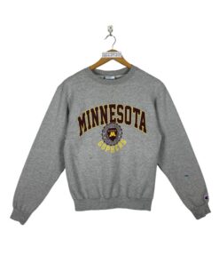 University Of Minnesota Sweatshirt Small Vintage Champion University Of Minnesota Golden Gophers Pullover Crewneck