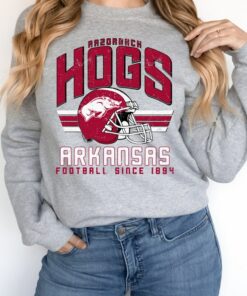 University of Arkansas Razorback Football Sweatshirt, Hoodie, Shirt, Hogs Shirt Gifts For Razorbacks Fans, Arkansas Razorbacks Hoodie