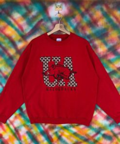 University of Arkansas Sweatshirt Big Logo Printed Ua Arkansas Razorbacks Crewneck Streetwear Sweater Pullover Jumper, Hoodie, Shirt Full Size