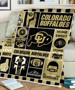 University of Colorado Buffaloes Sherpa Fleece Blanket Gifts for NCAA Fans