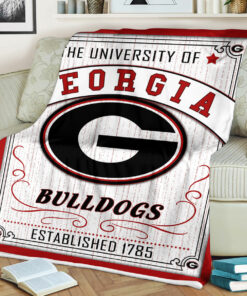 University of Georgia Bulldogs Sherpa Fleece Blanket