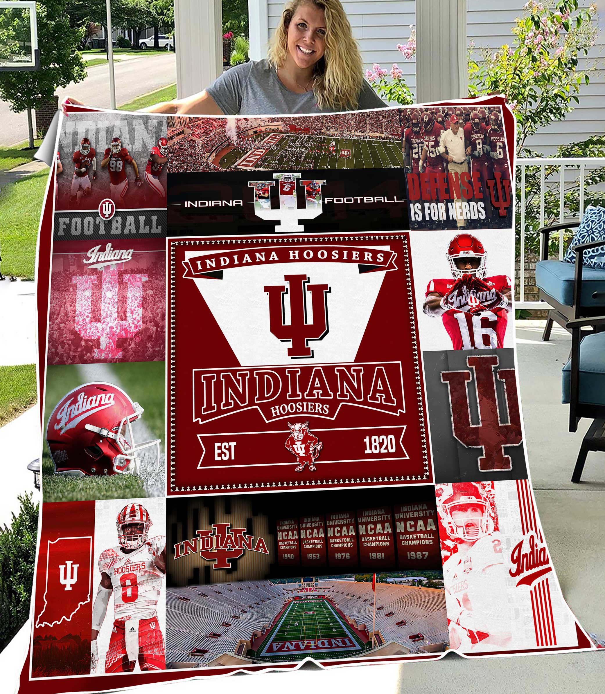 University of Indiana Hoosiers Blanket Gifts for NCAA Fans