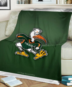 University of Miami Hurricanes Blanket Gifts for NCAA Fans