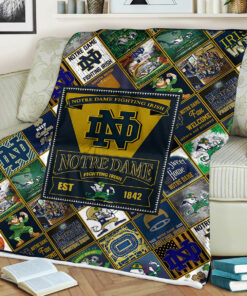 University of Notre Dame Fighting Irish Blanket Gifts for NCAA Fans