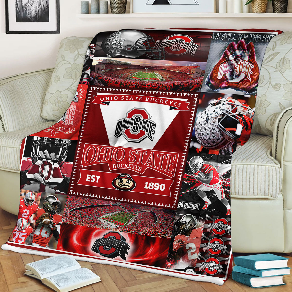 University of Ohio State Buckeyes Blanket Gifts for NCAA Fans