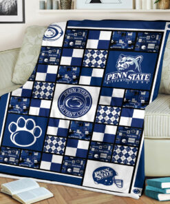 University of Penn State Nittany Lions Sherpa Fleece Blanket Gifts for NCAA Fans