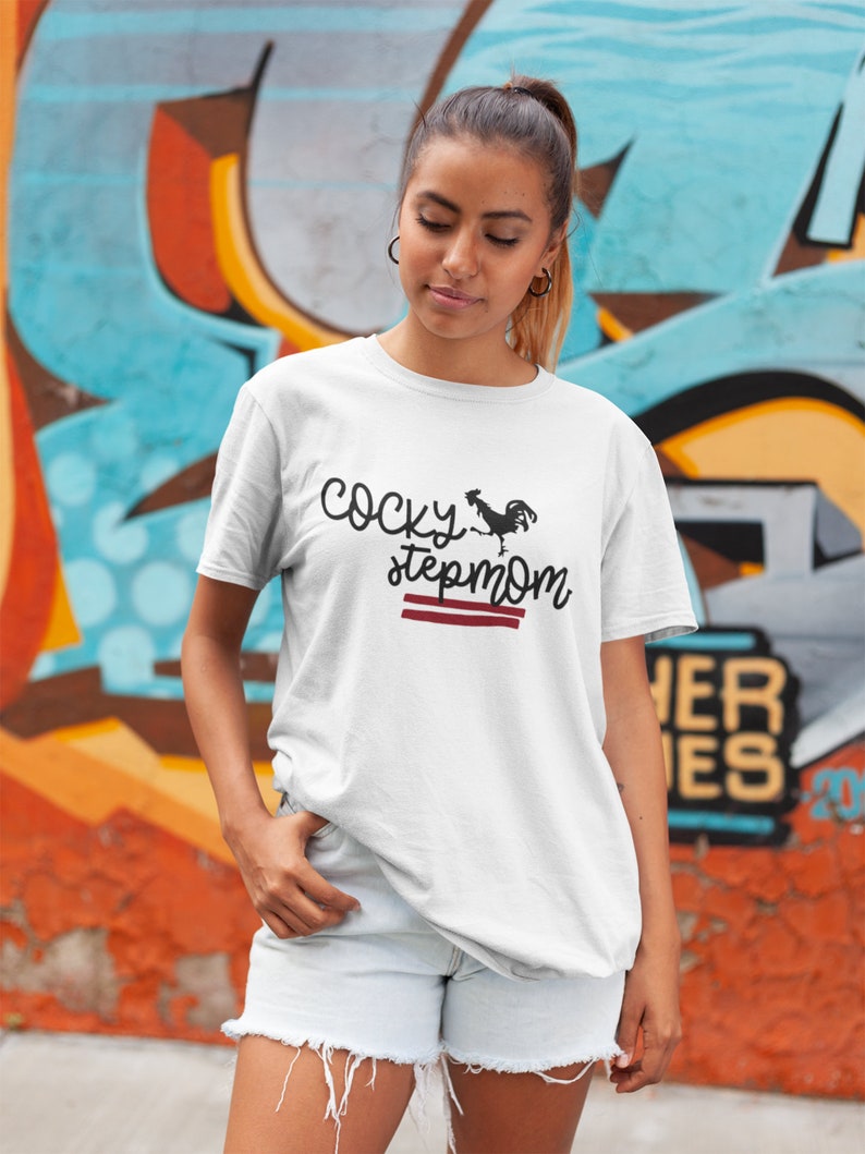 University of South Carolina Tshirt, USC Stepmom Shirt, Gamecock Stepmom Tee, Cocky Stepmom, Womens USC Shirt, USC Step-Mom Shirt