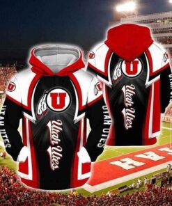 Utah Utes Ncaa 3D All Over Print Hoodie, Zip-Up Hoodie