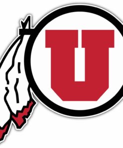 Utah Utes University College NCAA Logo Vinyl Decals Sticker For Car Truck Door And Window Laptop Gifts For Fans