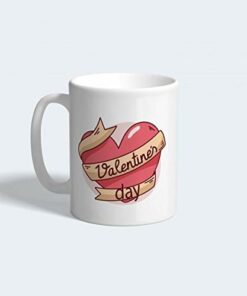 Valentine Day Heart Valentine Mug For Boyfriend Girlfriend Husband Wife Couples For Valentine's Day Gifts Mug