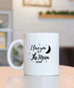 Valentine Mugs, I Love You To The Moon And Back Mugs, Funny Wedding Anniversary Valentine's Day Color Changing Mug 11 Oz 15 Oz Coffee Mug