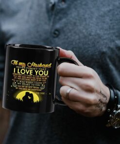 Valentines Day Gifts For Husband, To My Husband Mug, Husband Gifts From Wife, Fathers Day Christmas Wedding Anniversary Birthday Gifts For Him Husband, Funny Coffee Mug For Husband