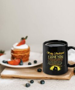 Valentines Day Gifts For Husband, To My Husband Mug, Husband Gifts From Wife, Fathers Day Christmas Wedding Anniversary Birthday Gifts For Him Husband, Funny Coffee Mug For Husband