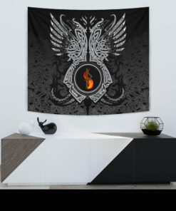 Valhalla Sons Of Odin Tapestry for Wall Décor