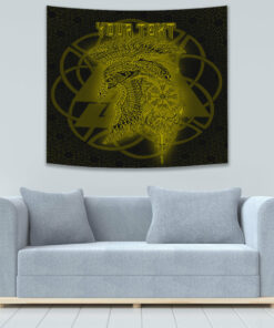 Valknut Raven Gold Viking Homeset Tapestry for Wall Décor