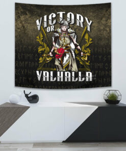 Valknut Raven Viking Homeset Tapestry for Wall Décor