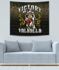 Valknut Raven Viking Homeset Tapestry for Wall Décor