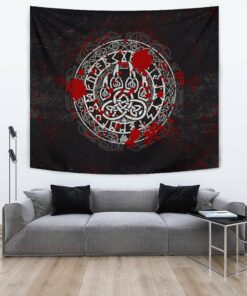 Valkyrie Metal Background Tapestry for Wall Décor