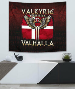 Valkyrie Your Ride to Valhalla Austria Tapestry for Wall Décor