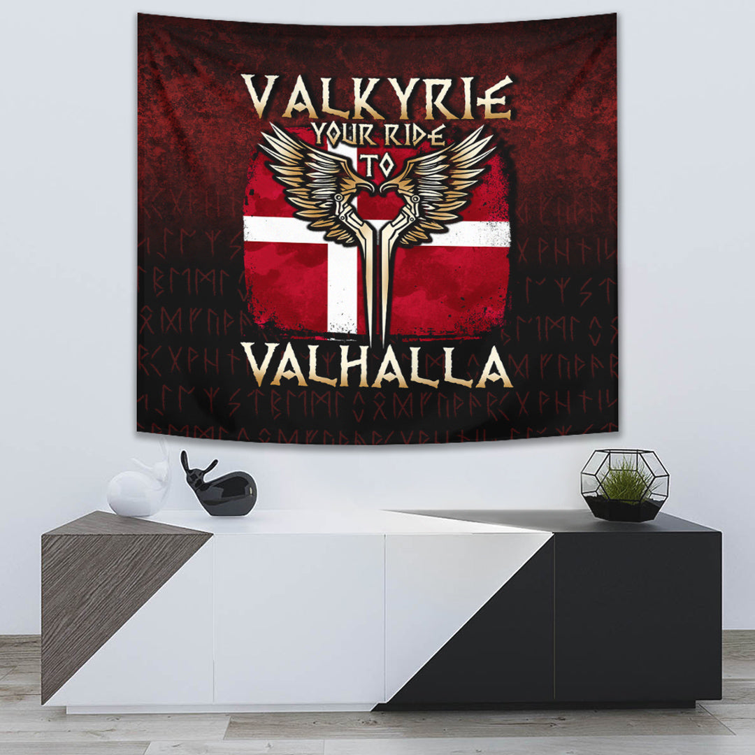 Valkyrie Your Ride to Valhalla Austria Tapestry for Wall Décor