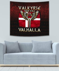 Valkyrie Your Ride to Valhalla Austria Tapestry for Wall Décor