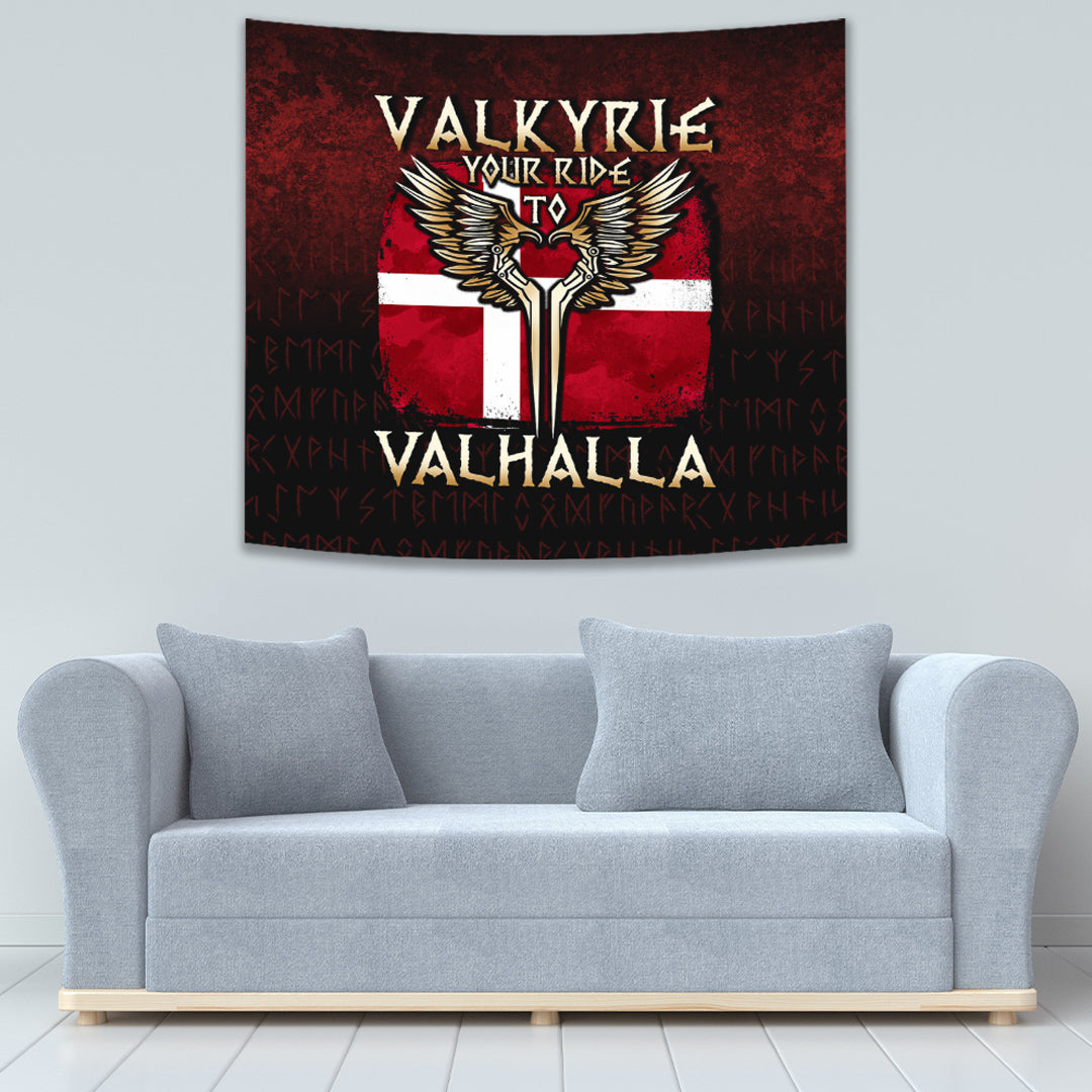 Valkyrie Your Ride to Valhalla Austria Tapestry for Wall Décor