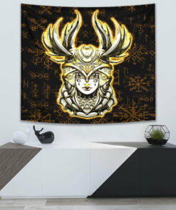 Valkyrie Your Ride to Valhalla Norway Tapestry for Wall Décor