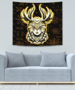 Valkyrie Your Ride to Valhalla Norway Tapestry for Wall Décor