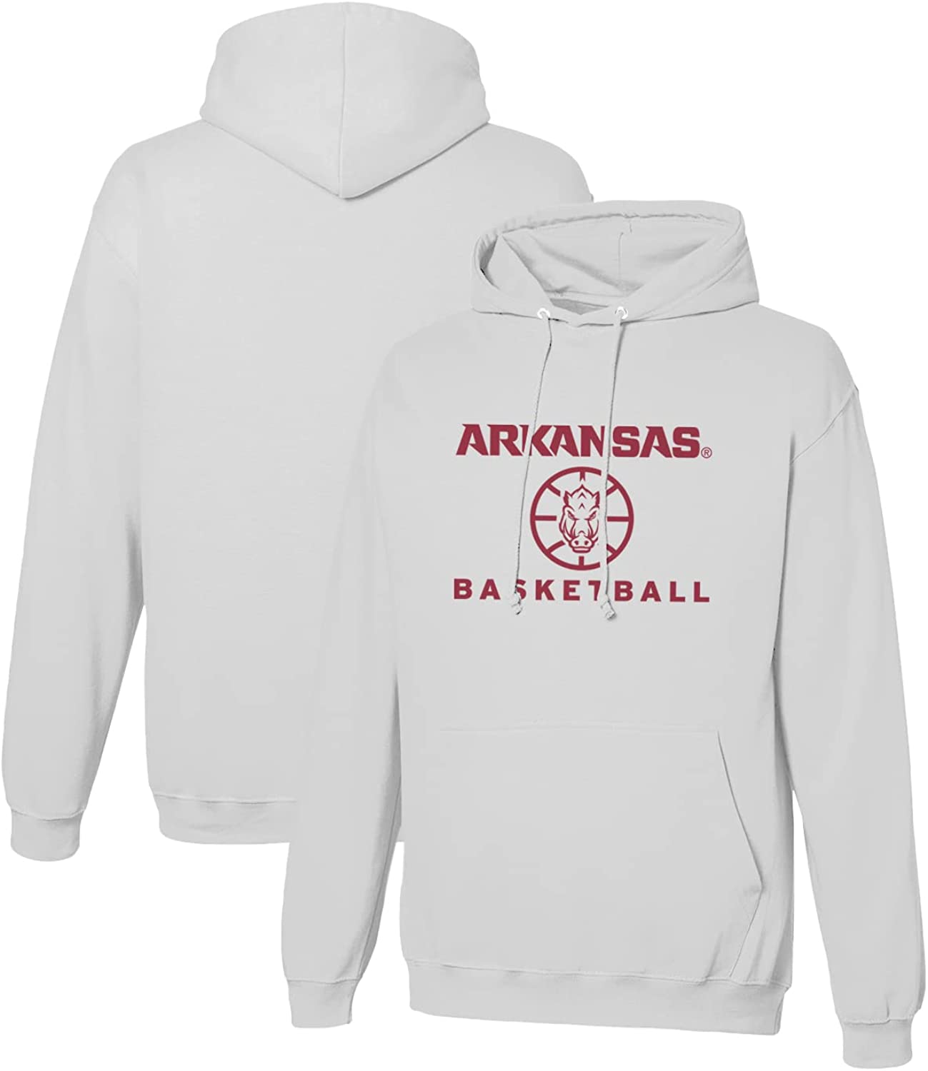 Venley NCAA Basketball Unisex Premium Pullover Hooded Sweatshirt, Hogs Shirt Gifts For Razorbacks Fans, Arkansas Razorbacks Hoodie