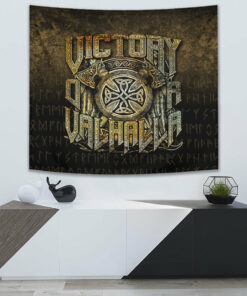 Victory or Valhalla Tapestry Viking Wall Décor