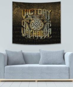 Victory or Valhalla Tapestry Viking Wall Décor