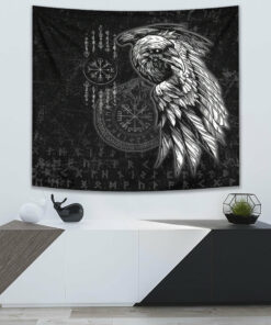 Victory or Valhalla Viking Tapestry for Wall Décoration