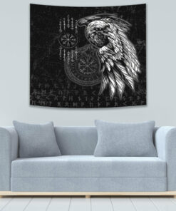 Victory or Valhalla Viking Tapestry for Wall Décoration
