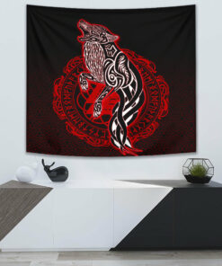 Viking Bear Claws Blood Tattoo for Wall Décor