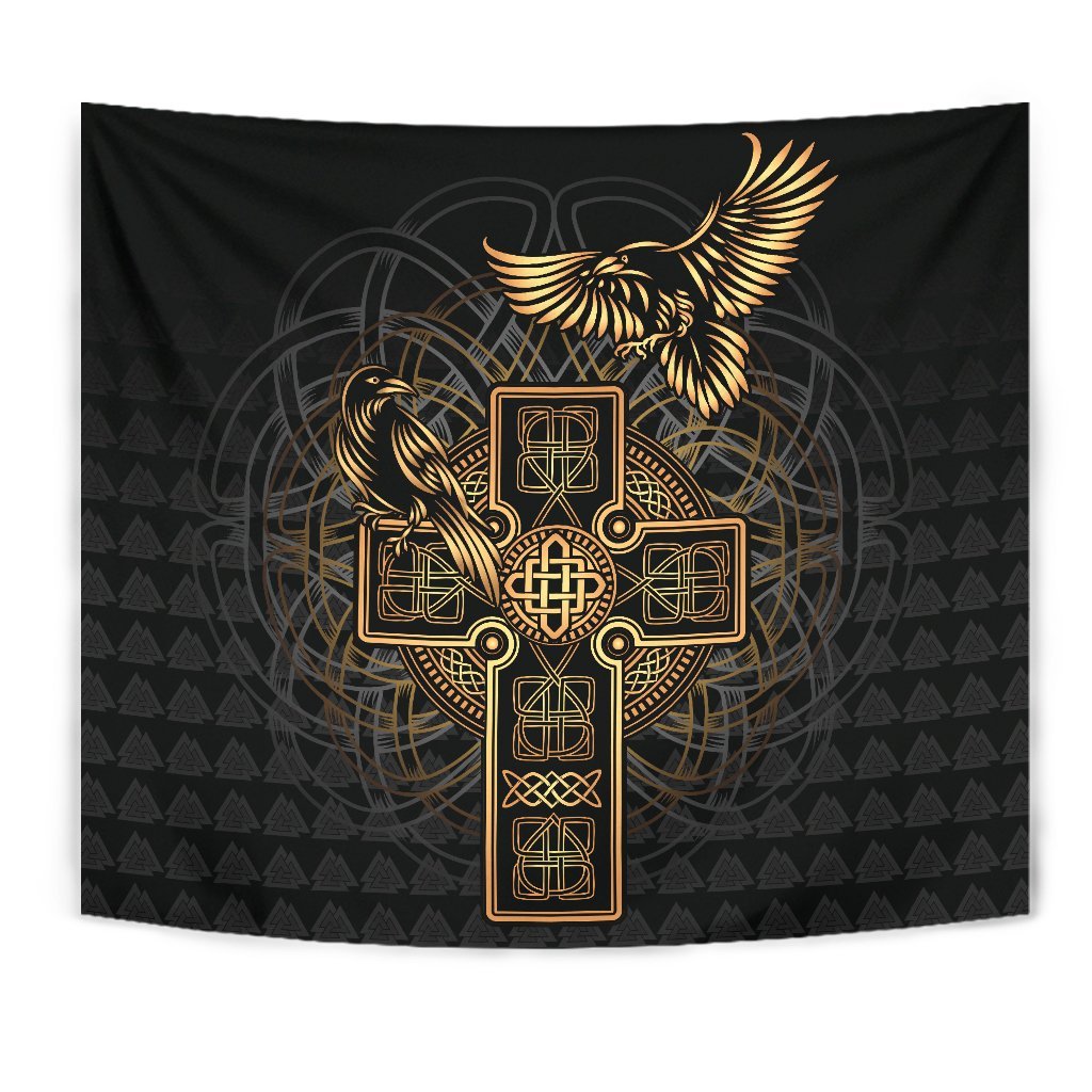 Viking Blood Runs Through My Veins Tapestry Wall Décor