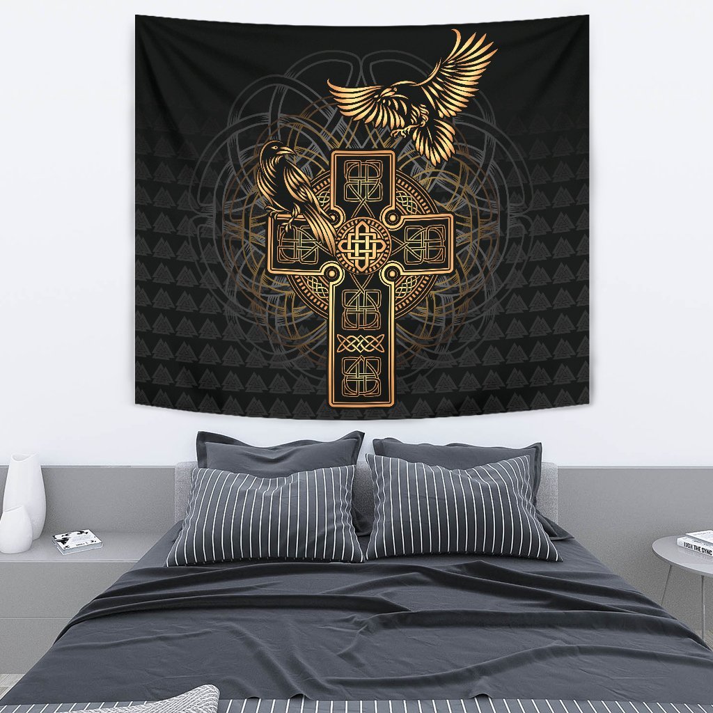 Viking Blood Runs Through My Veins Tapestry Wall Décor