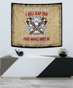 Viking Ethnic Odin Raven Red for Wall Décor