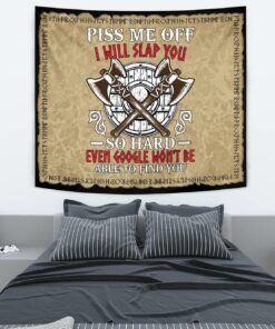 Viking Ethnic Odin Raven Red for Wall Décor