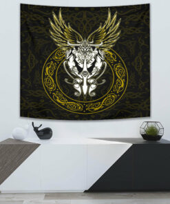 Viking Fenrir Norse Wolf Son of Loki Tapestry for Wall Décor