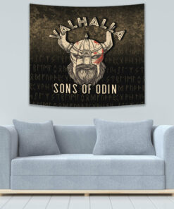 Viking Future Shield Maiden Tapestry for Wall Décor