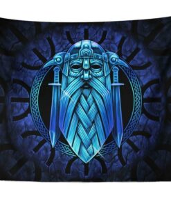 Viking Legend Odin Warrior Limited 3D Print Wall Tapestry for Wall Décor