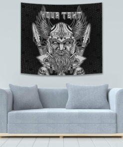 Viking Legend Raven Warrior Limited 3D Print Wall Tapestry for Wall Décor