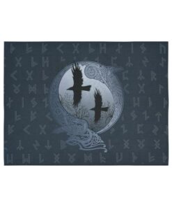 Viking Moon Symbol Tapestry for Wall Décor
