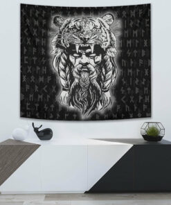 Viking Nordic Raiders Tapestry for Wall Décor