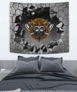 Viking Raven And Eye Of Odin Tapestry for Wall Décor