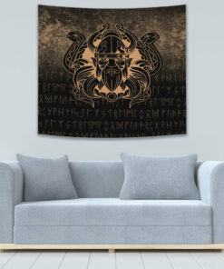 Viking Raven Celtic Cyan for Wall Décor