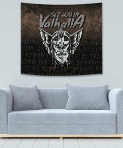 Viking Style Legend Warrior Tapestry for Wall Décor